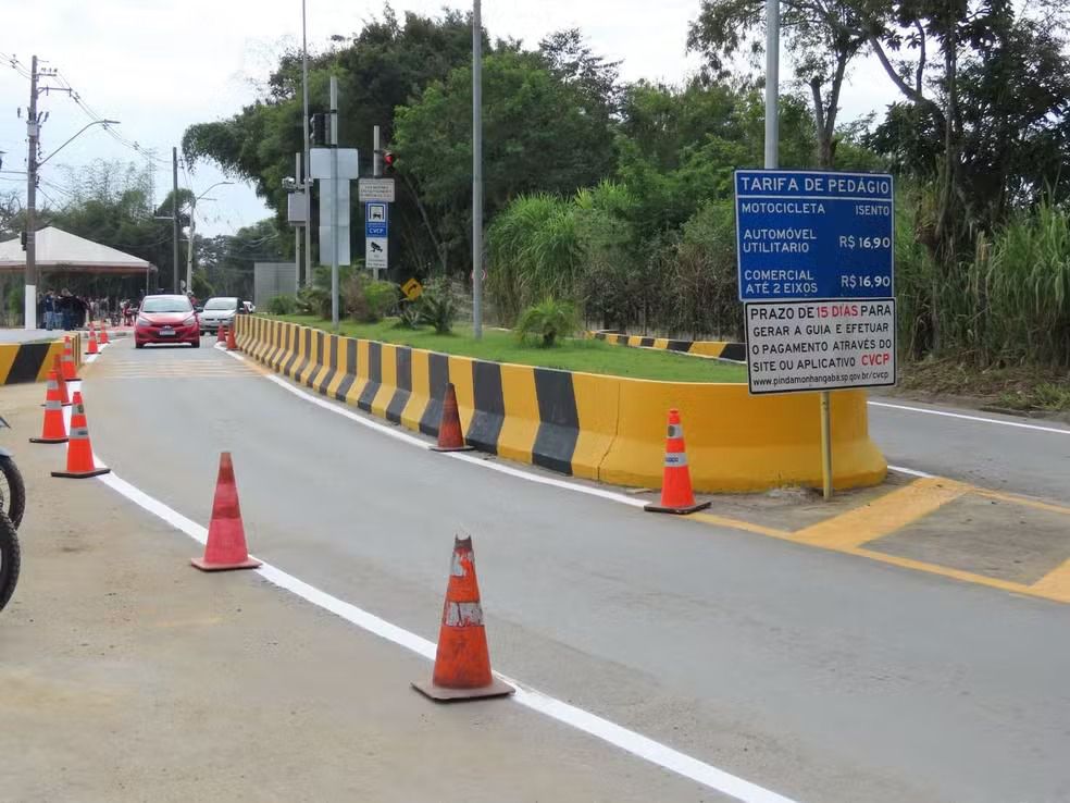 Estrada do Atanásio em Pinda tem reajuste no valor do pedágio