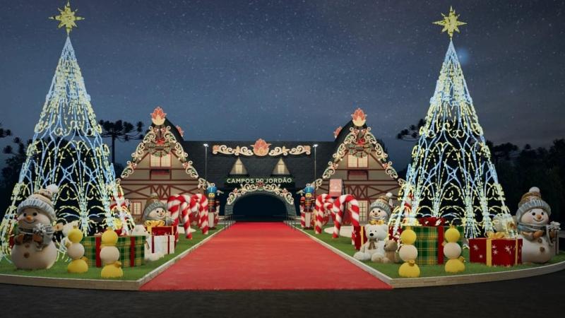 Natal dos Sonhos 2025 em Campos do Jordão: cidade terá o dobro da decoração e tecnologia inédita