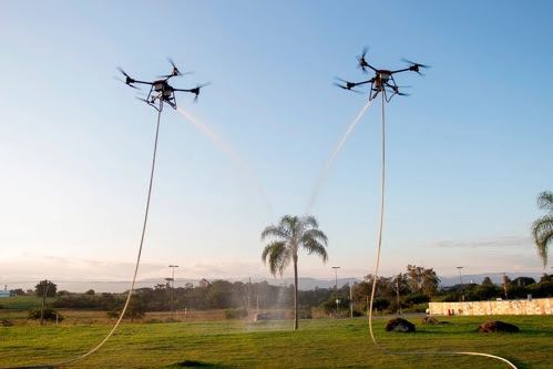 drone para combate a incêndios