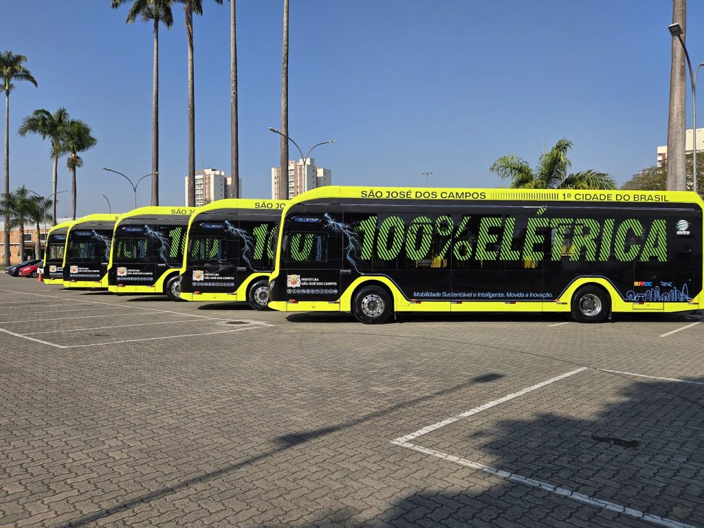 Conheça os novos ônibus elétricos de São José dos Campos. Saiba quais são as primeiras linhas atendidas 1 Conheça os novos ônibus elétricos de São José dos Campos