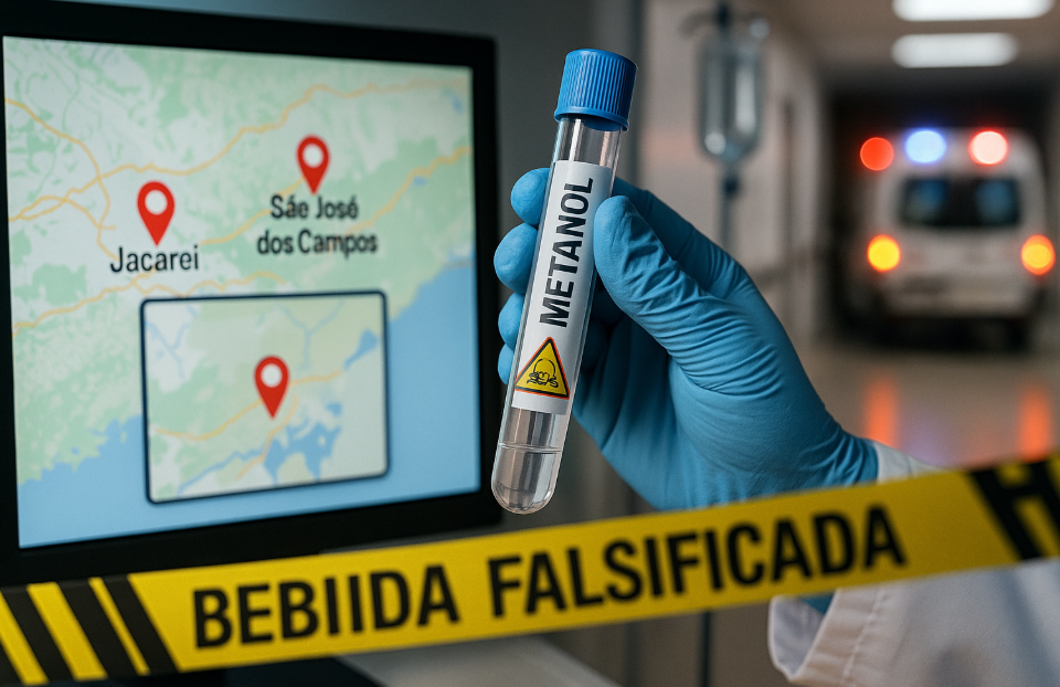 intoxicação por metanol