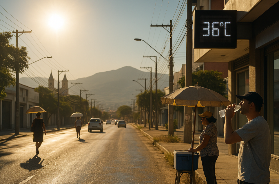 Temperaturas devem seguir elevadas no Vale do Paraíba no começo da semana e chuvas devem voltar