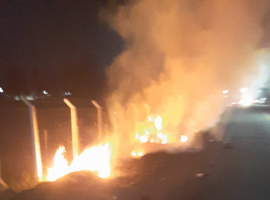 Motociclista morre carbonizado