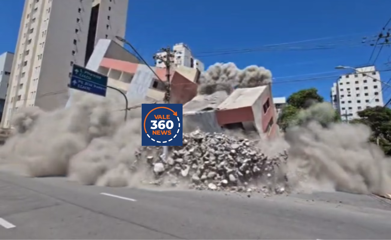 como seria a implosão do Hotel Urupema