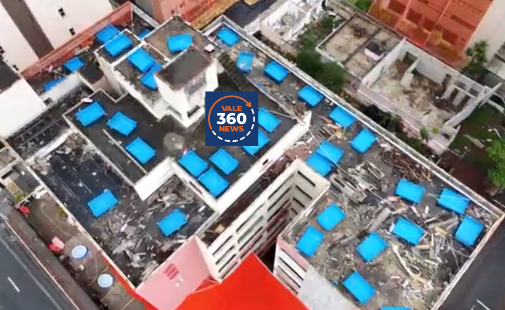Veja o antes e o depois do Hotel Urupema e imagens exclusivas da implosão em São José dos Campos 5 Veja o antes e o depois do Hotel Urupema