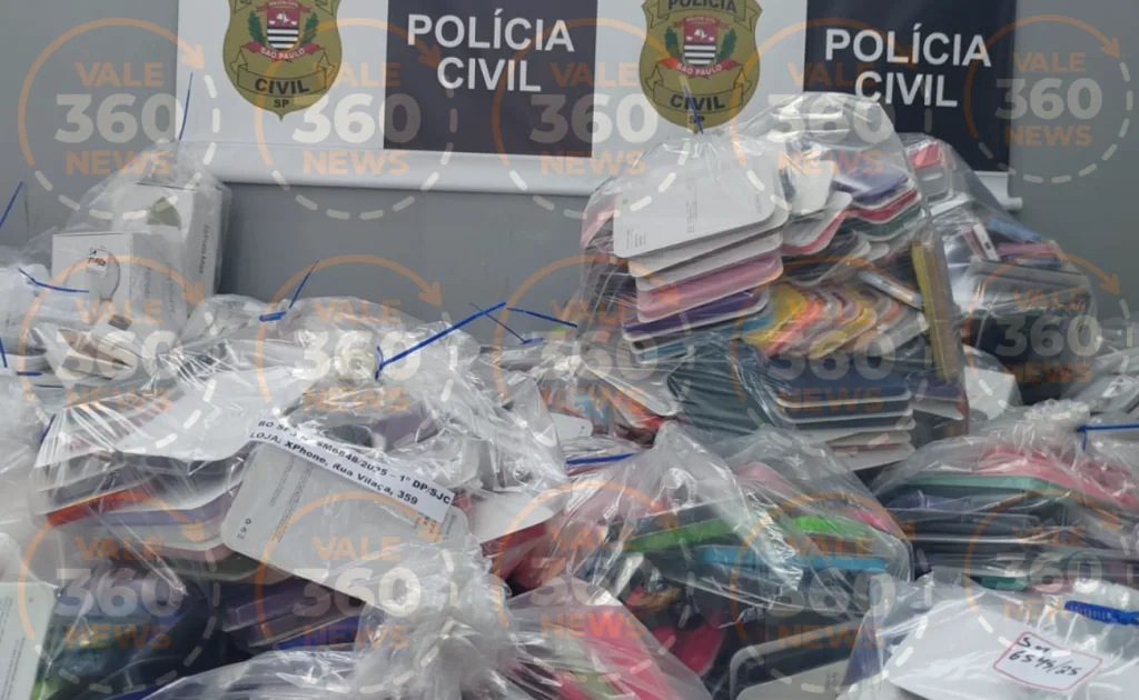 Operação contra produtos falsificados apreende cerca de 5 mil produtos em lojas do centro de São José dos Campos 3 Operação contra produtos falsificados