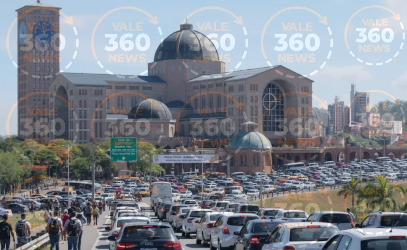 mudanças no sistema de estacionamento do Santuário Nacional