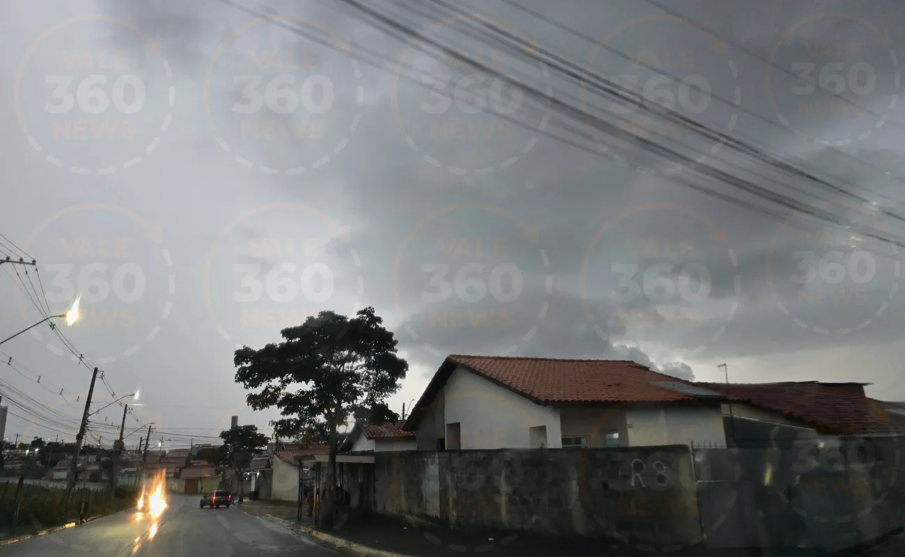 Vale do Paraíba tem alerta de tempestades