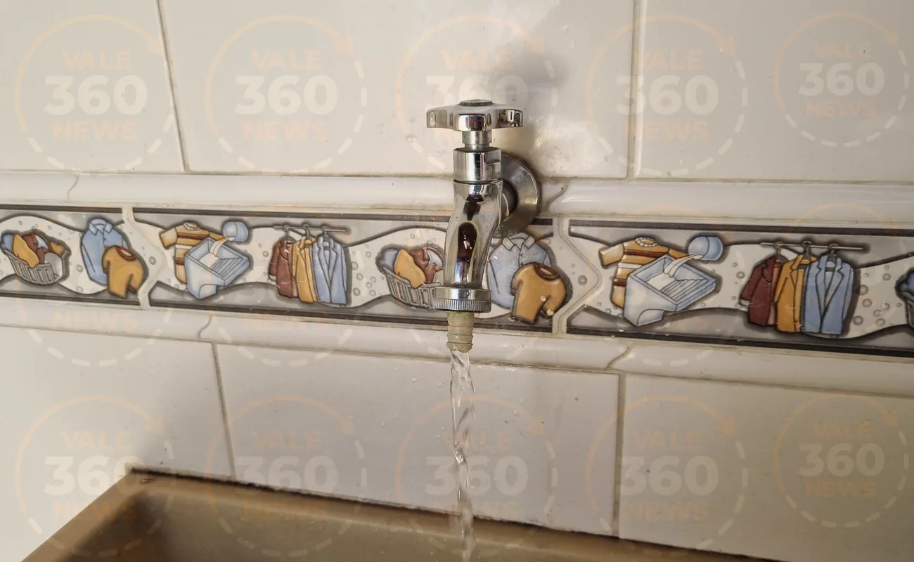 Manutenção emergencial da Sabesp Caçapava deixa bairros sem água