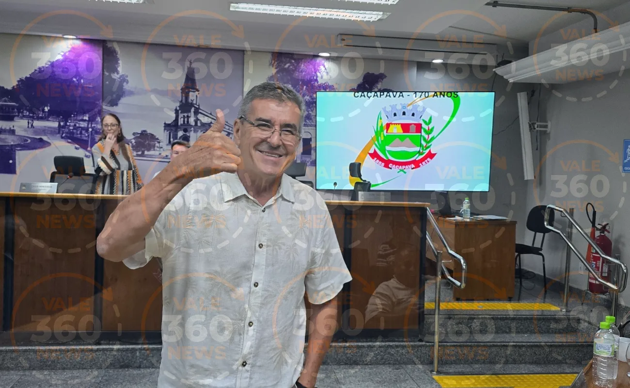 Adilson Henrique (PL) é eleito presidente da Câmara de Caçapava