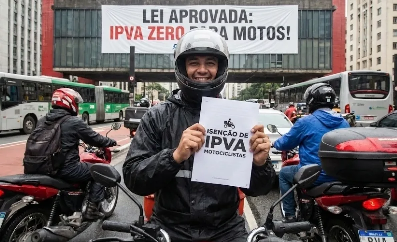 Isenção do IPVA para motos