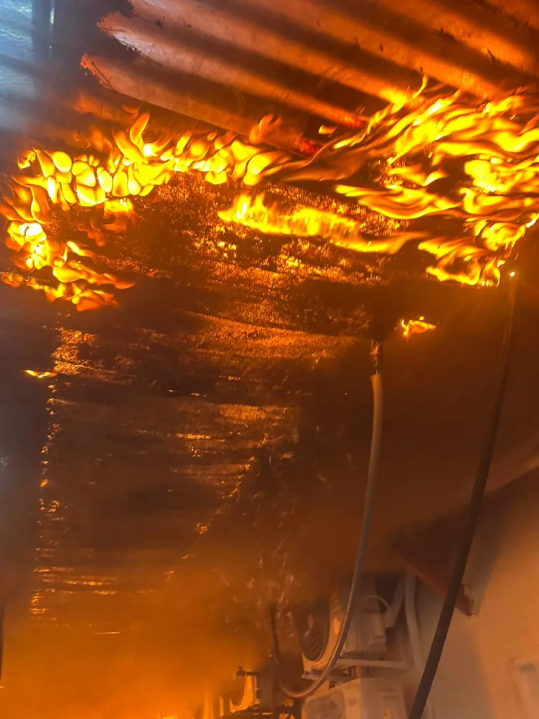 incêndio em hotel em Ilhabela
