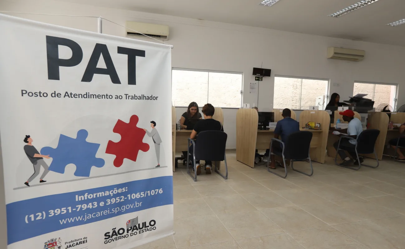 Vagas de emprego no PAT de Jacareí