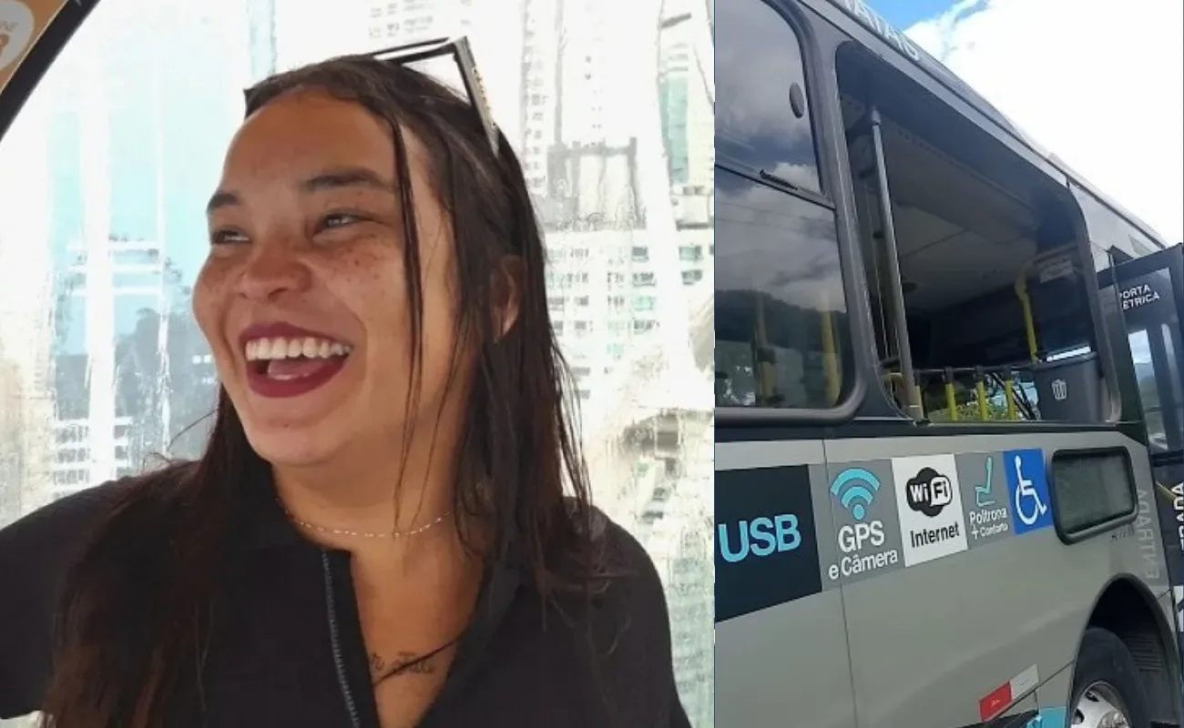 Janela de ônibus se solta em São Sebastião, passageira cai do veículo e está em estado grave
