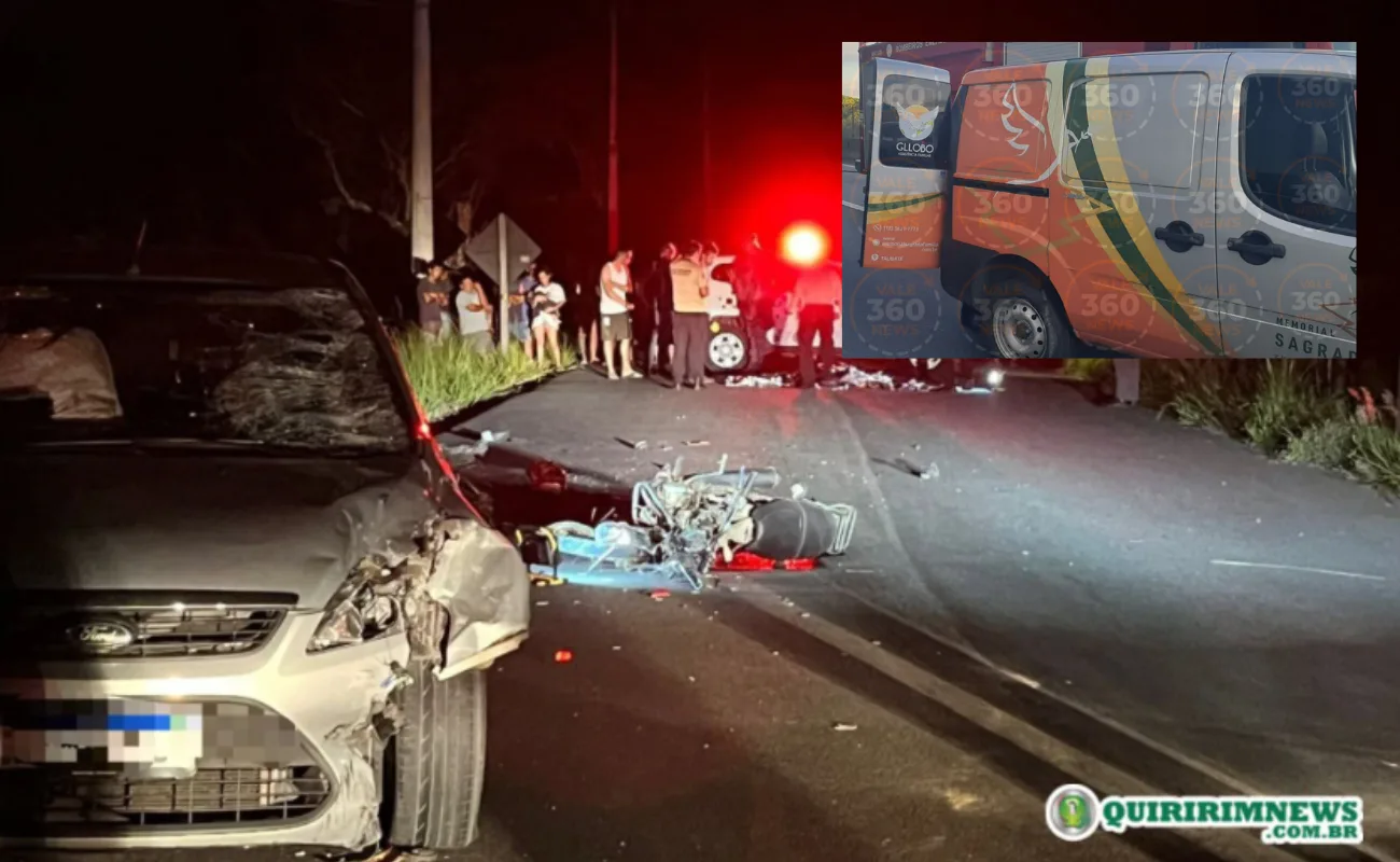 Acidente na Estrada do Pinheirinho em Taubaté