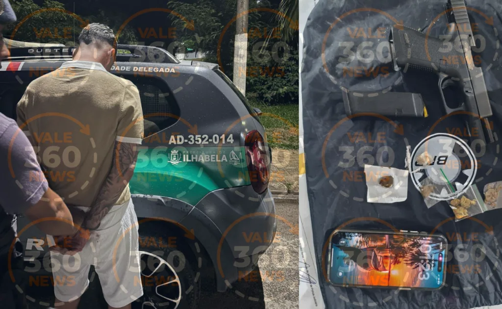 Motorista de caminhonete de luxo tenta atropelar PM, bate em árvore e é preso em Ilhabela 3 motorista de caminhonete de luxo