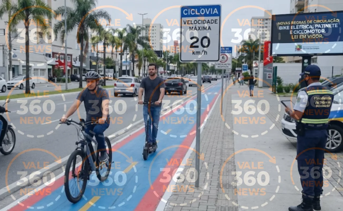 Prefeitura de Sao Jose dos Campos divulga regras para bicicleta eletrica ciclomotor e patinete