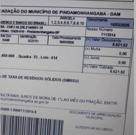 Grupos nas redes sociais bombam ao convocar a população para protesto contra aumento do IPTU e taxa do lixo em Pinda 2 Pindamonhangaba, Pinda, IPTU, aumento do IPTU, Planta Genérica de Valores, PGV, Taxa do Lixo, SMRSU, tributos municipais, protesto, manifestação, Praça da Cascata, Câmara de Pinda, mobilização nas redes sociais, prefeitura de Pindamonhangaba, Vale do Paraíba