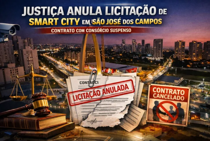 Justiça anula licitação de smart city em São José dos Campos e barra contrato com consórcio
