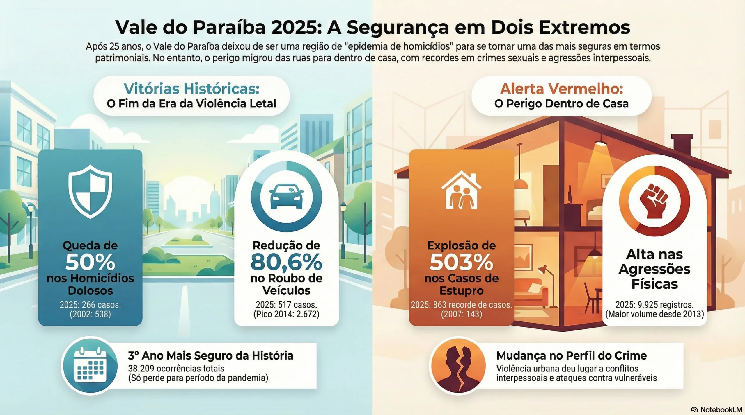 EXCLUSIVO: Vale do Paraíba encerra 2025 com o menor índice de assassinatos e roubos de veículos em 25 anos; estupros batem recorde histórico 1 Vale do Paraíba encerra 2025 com o menor índice de assassinatos