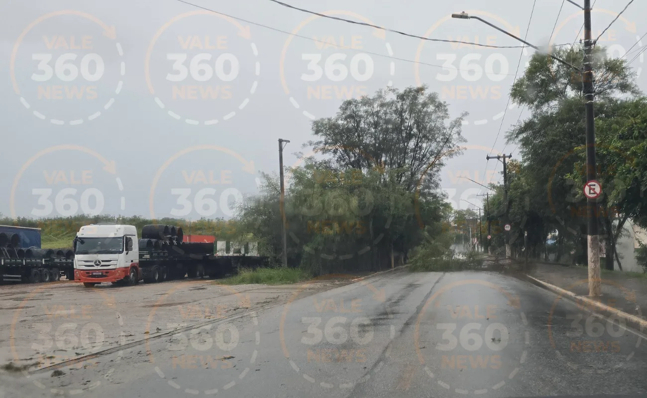 Previsão é de temporal no Vale do Paraíba