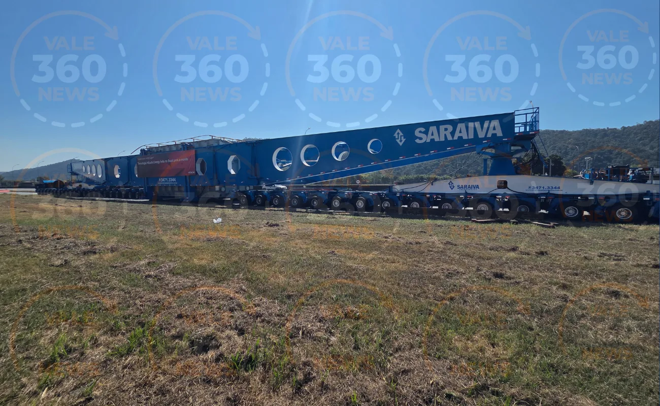 Supercarreta atravessa maiores cidades do Vale do Paraíba