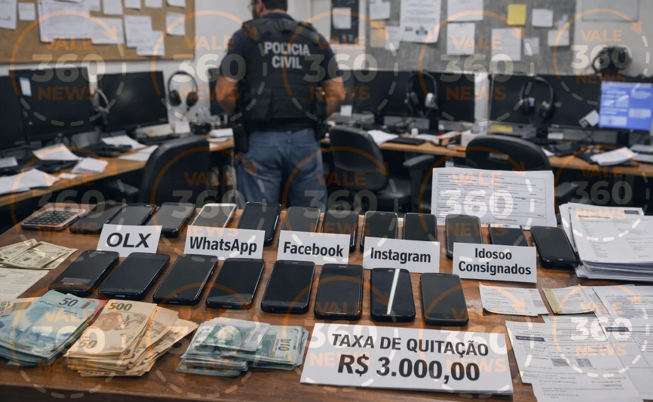 Central telefônica do golpe é desmantelada em Jacareí em operação contra “novo cangaço”