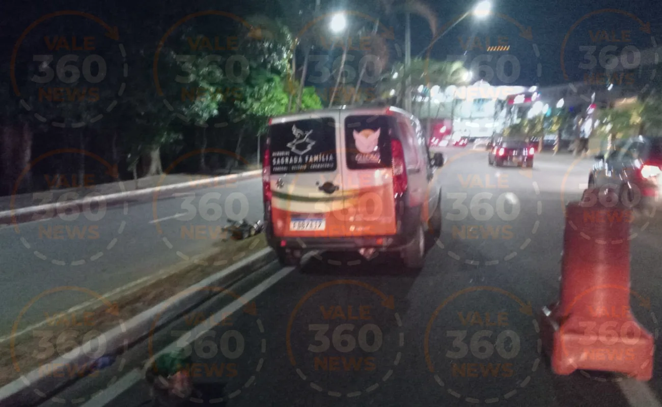 Acidente de moto em Taubaté