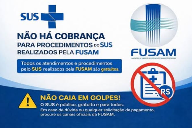 Golpe em nome da Fusam Caçapava