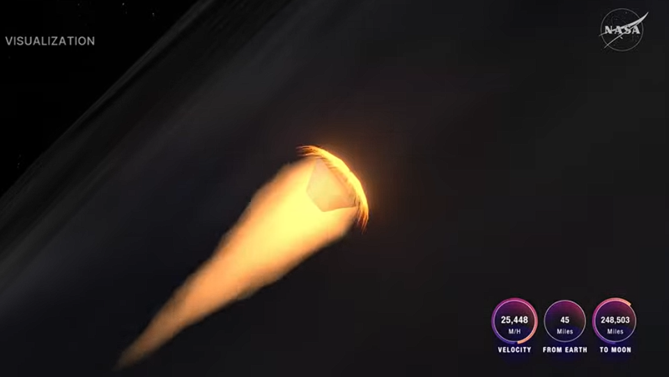 Astronautas retornam à Terra