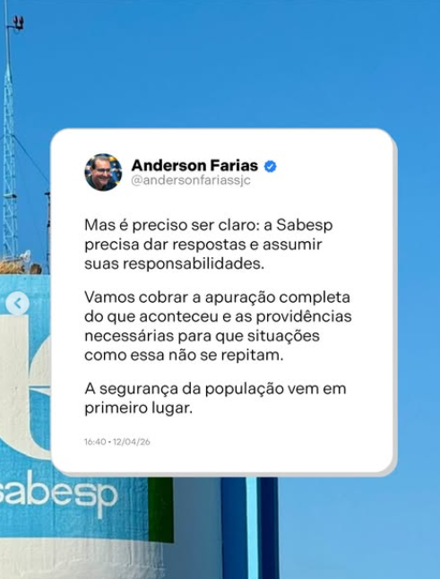 Cratera se abre em São José dos Campos, derruba poste, deixa homem gravemente ferido e Prefeito cobra Sabesp 2 Cratera se abre em São José dos Campos