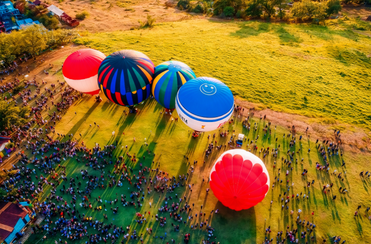 Festival de balonismo em Cruzeiro 2026