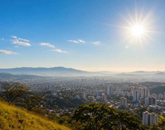 Semana será seca, com calor acima da média e sem chuva no Vale do Paraíba e Litoral Norte