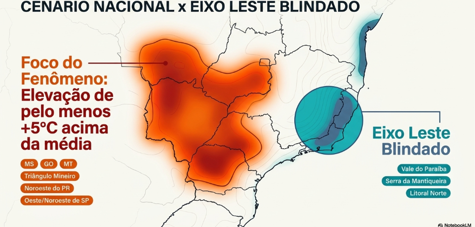 Nova onda de calor não vai afetar o Vale do Paraíba e o Litoral Norte. Saiba mais 1 Nova onda de calor não vai afetar o Vale do Paraíba