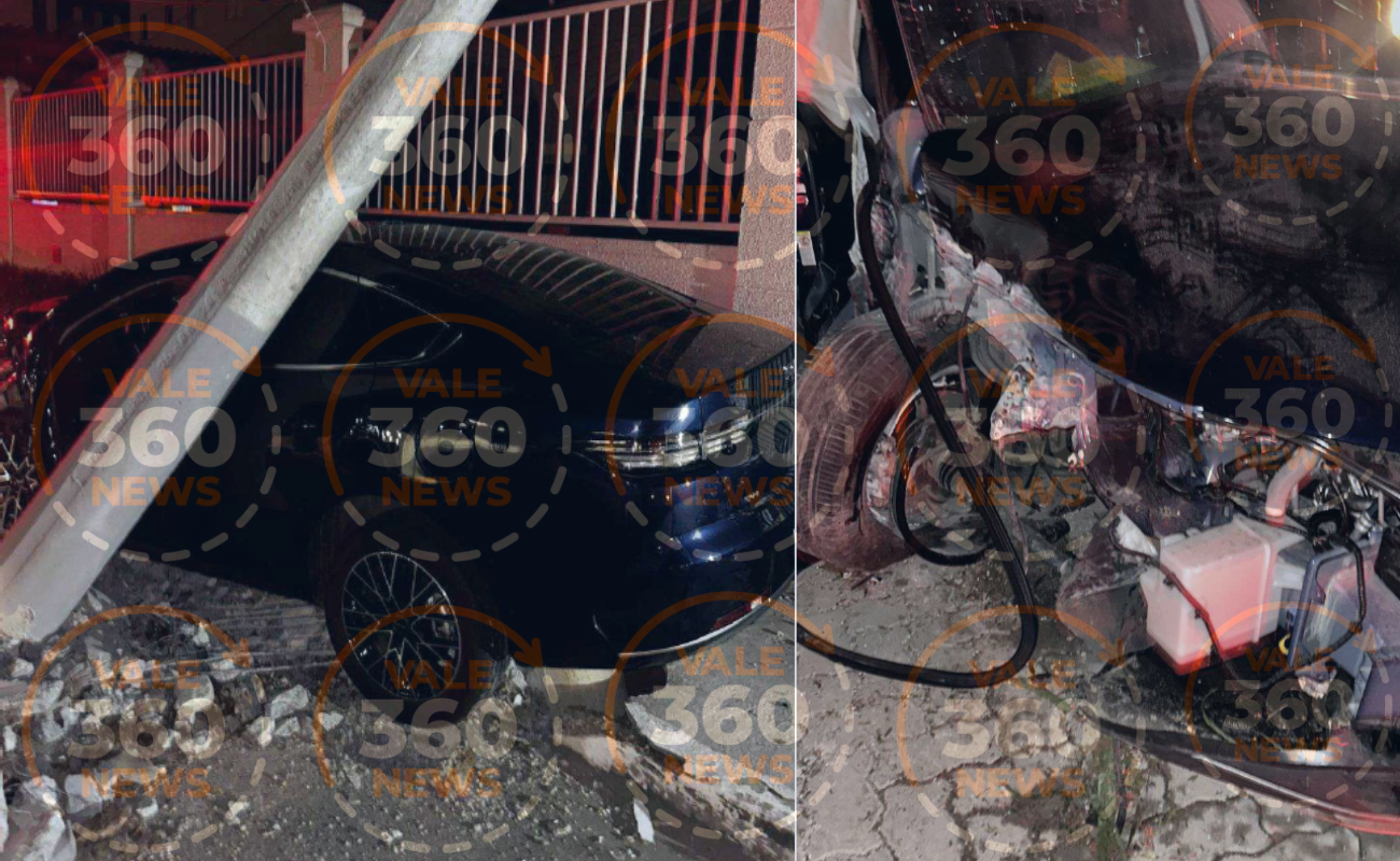 Idosa desmaia, bate em poste e deixa dois feridos no Jardim Esplanada, em São José dos Campos