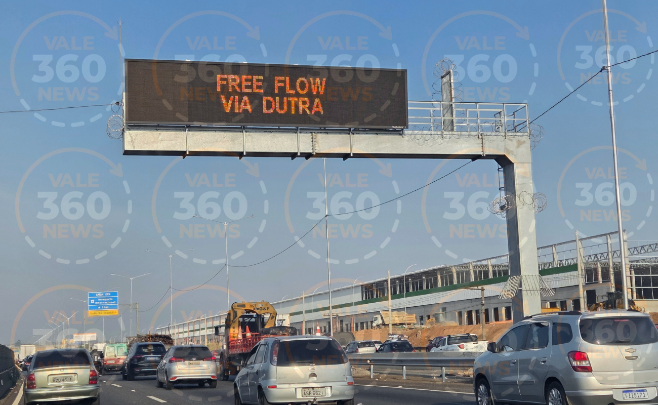 Via Dutra, Rio-Santos e Contorno da Tamoios: multas do free flow ficam suspensas até novembro