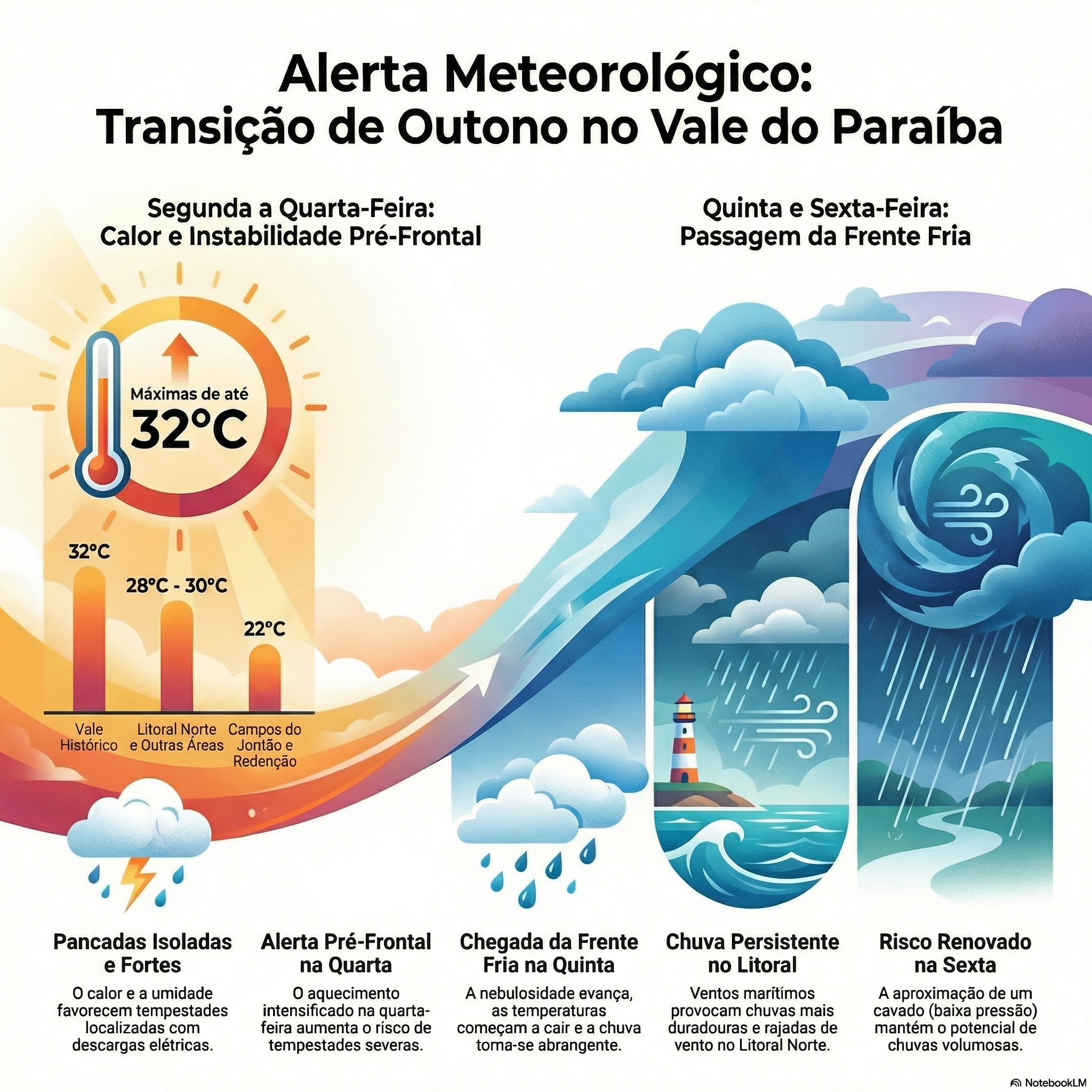 Previsão do tempo no Vale do Paraíba: semana começa com calor e pode ter temporais entre quarta e quinta 1 Previsão do tempo no Vale do Paraíba
