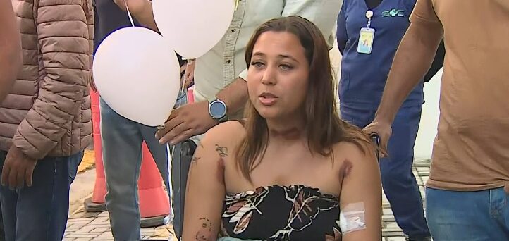 Bruna recebe alta em Ilhabela