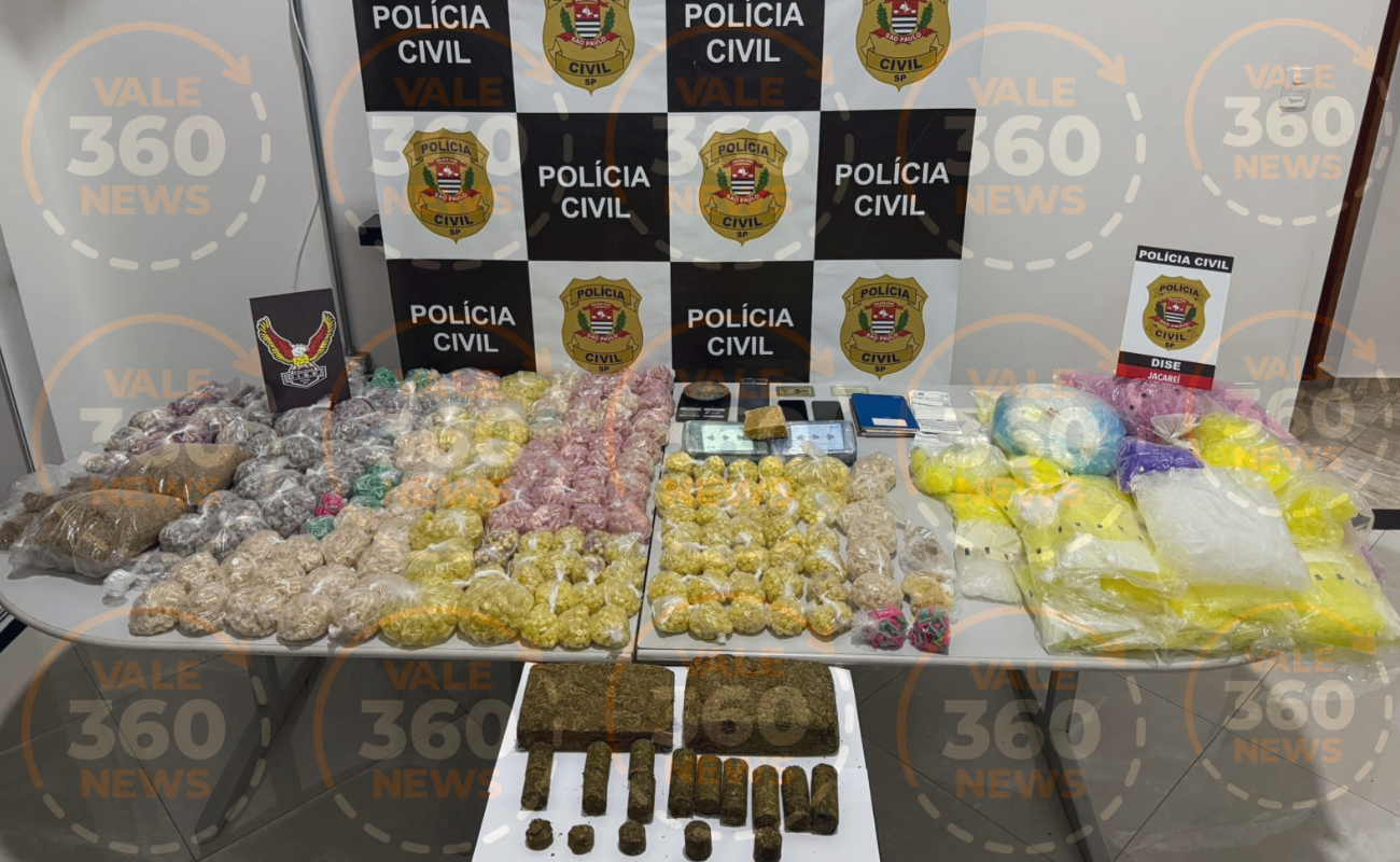 Dois homens são presos com mais de 20 kg de drogas pela DISE Jacareí