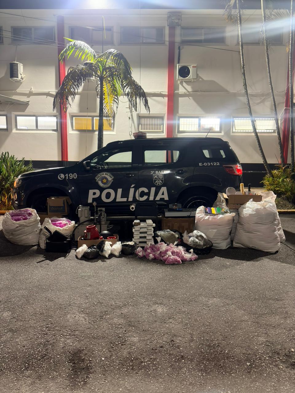 drogas em imóvel em Pinda