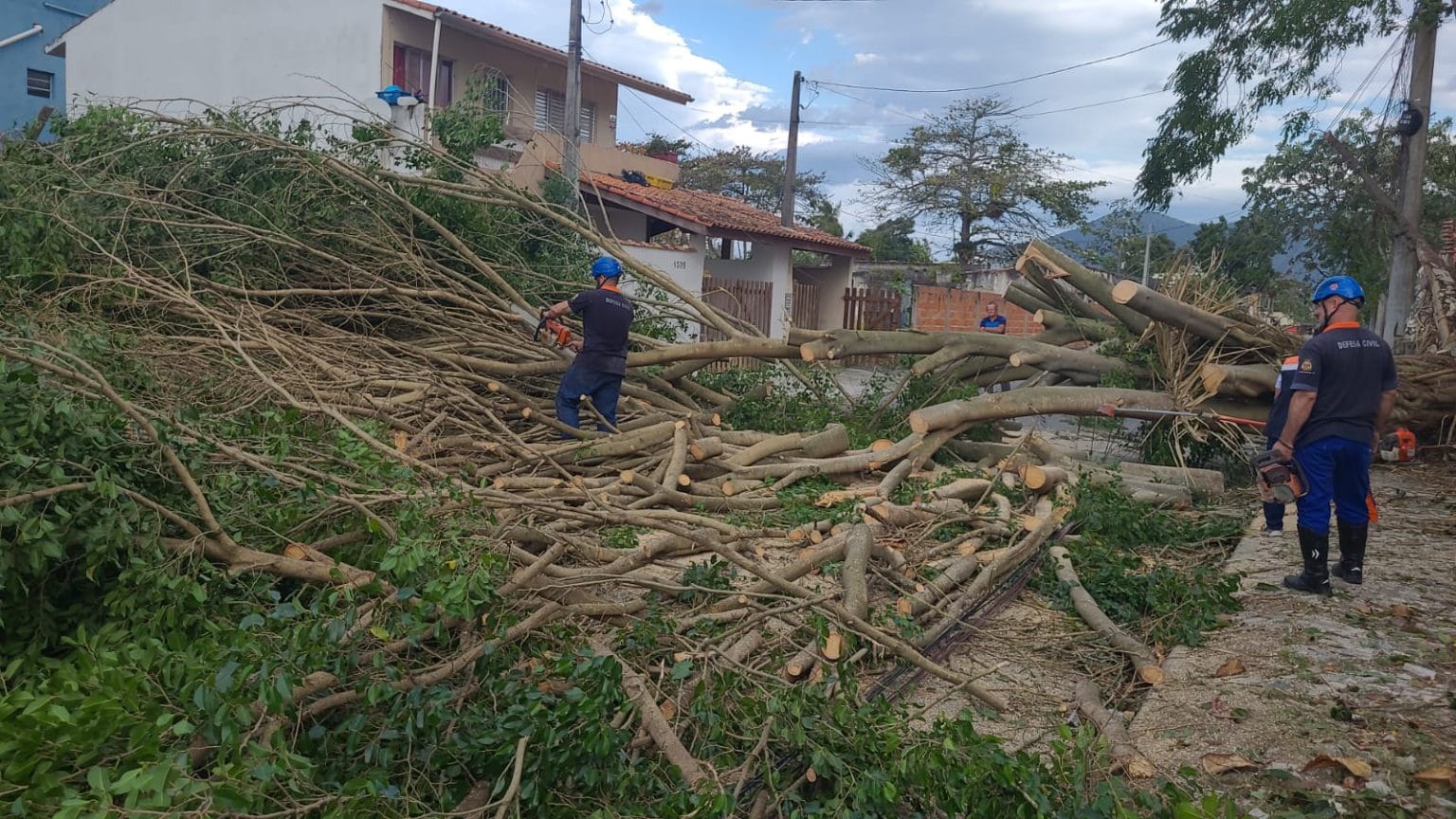 Ventania em Ubatuba