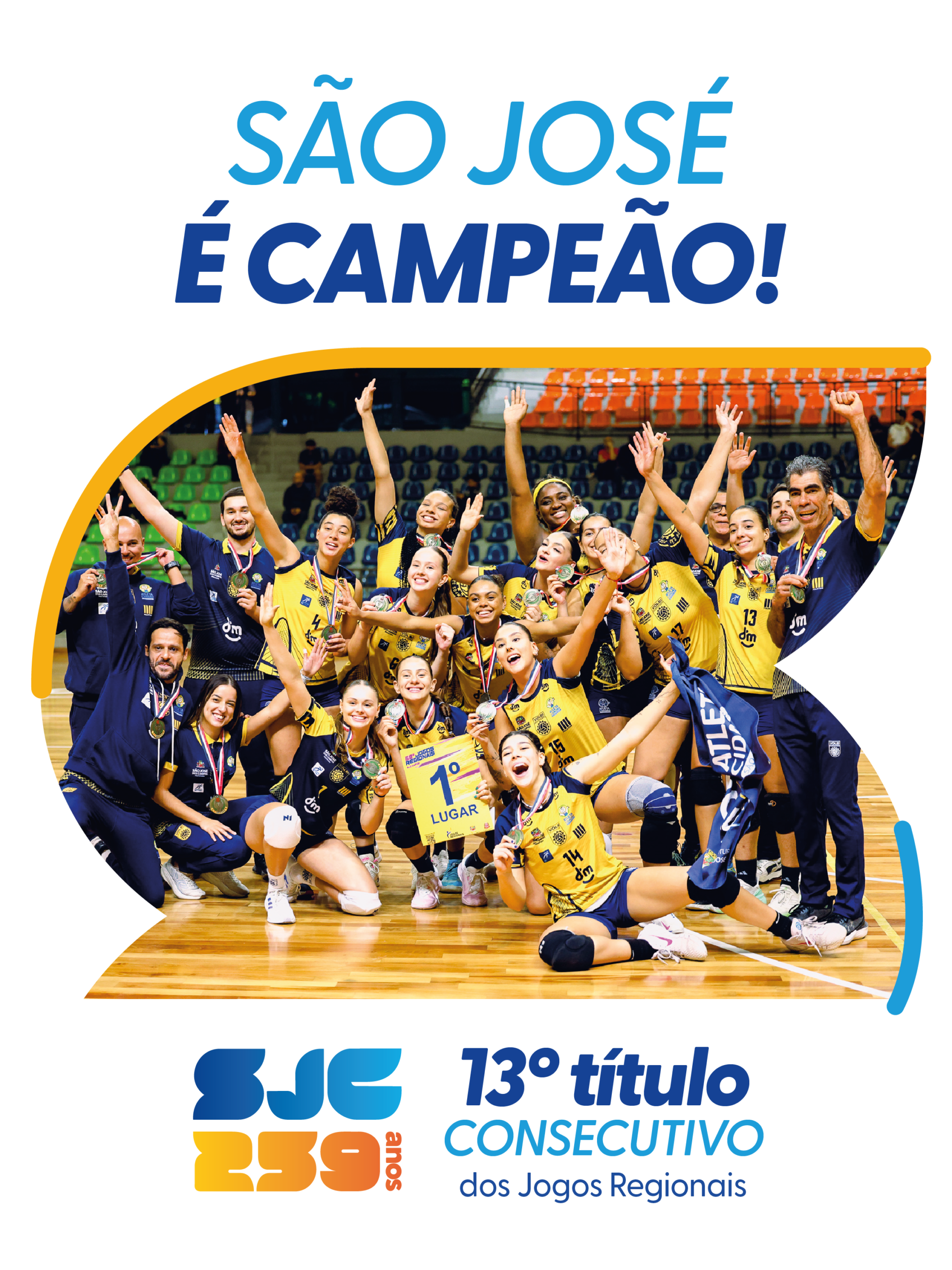 São José dos Campos vence Jogos Regionais com 389 pontos e recorde de 36 equipes campeãs 29 São José dos Campos vence Jogos Regionais