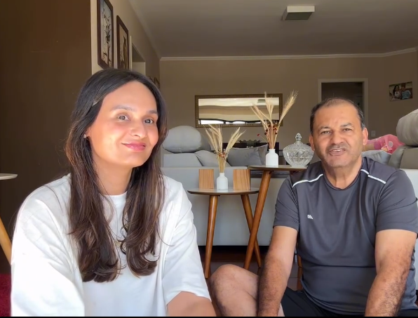 José Ricardo Kern e filha
