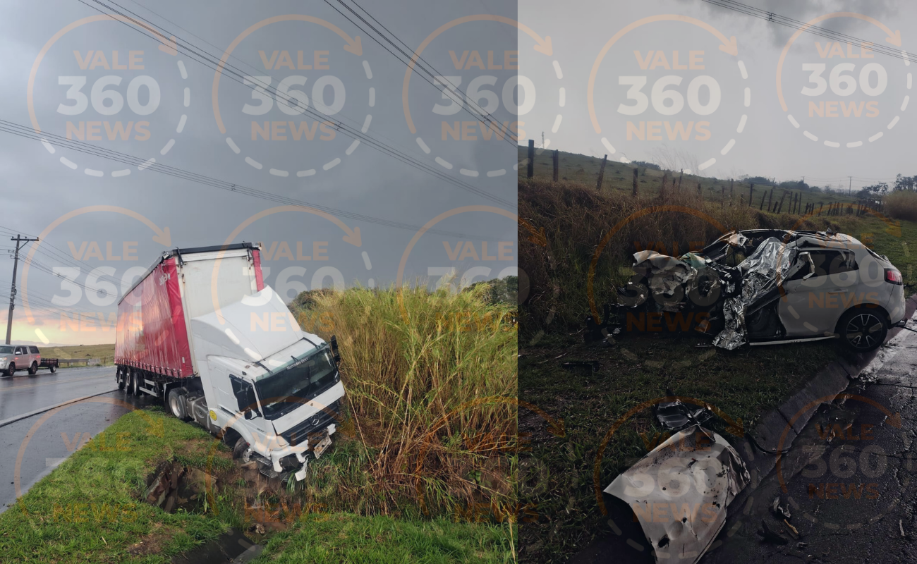 Acidente fatal em Caçapava