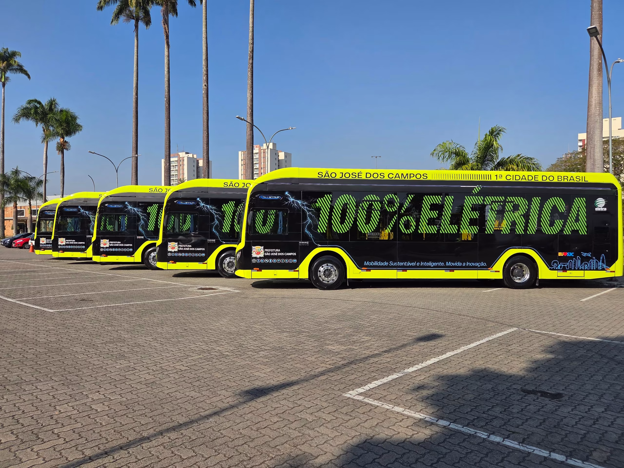 ônibus elétricos articulados