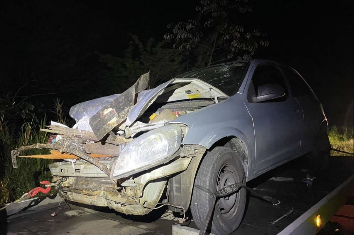 Mulher de 51 anos morre e outras quatro pessoas ficam feridas após carro atingir carroça em Cachoeira Paulista